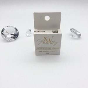 White Pre-Inked Brow Mapping String (Glass Dispenser)